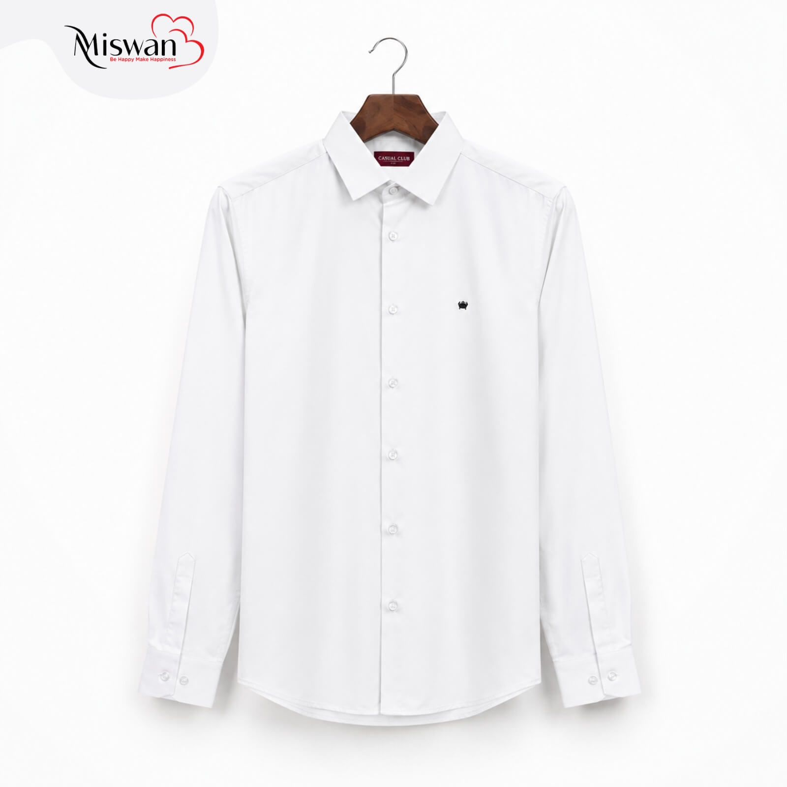 Corporate-Stitch Formal Shirt (White)