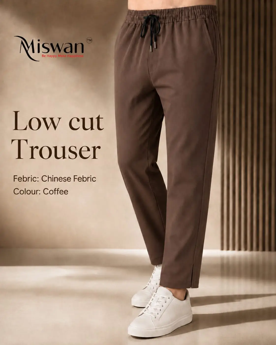 Coffe Color Lowcut Trouser