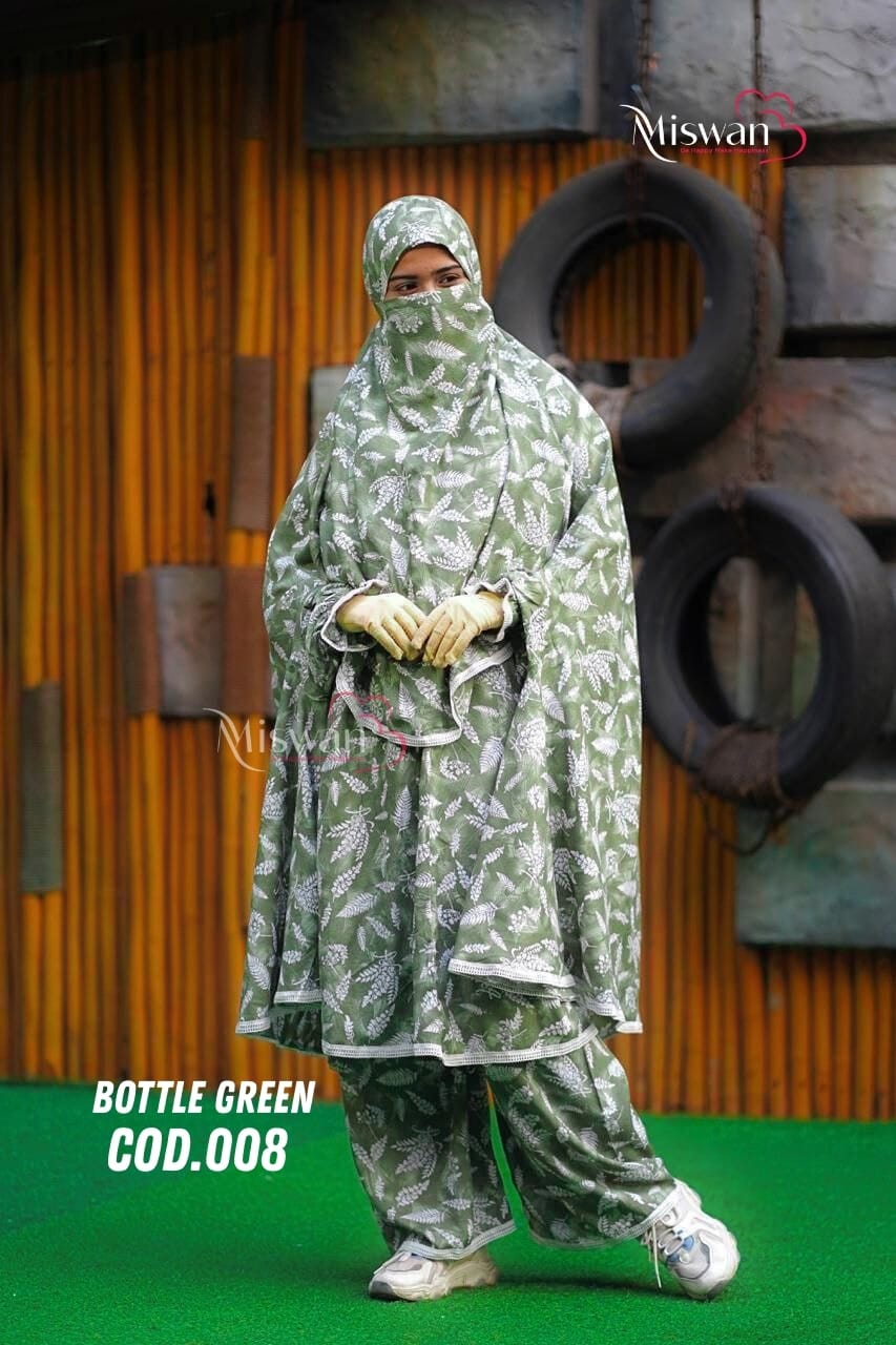 Khimar (Bottole Green-008)